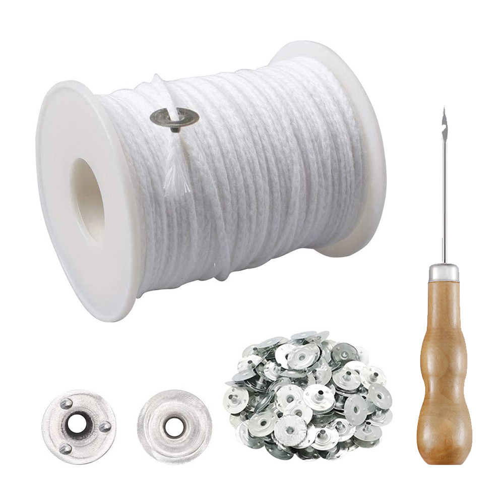 Candle Making Homewood - 61 м тканый хлопковый фитиль, материал,