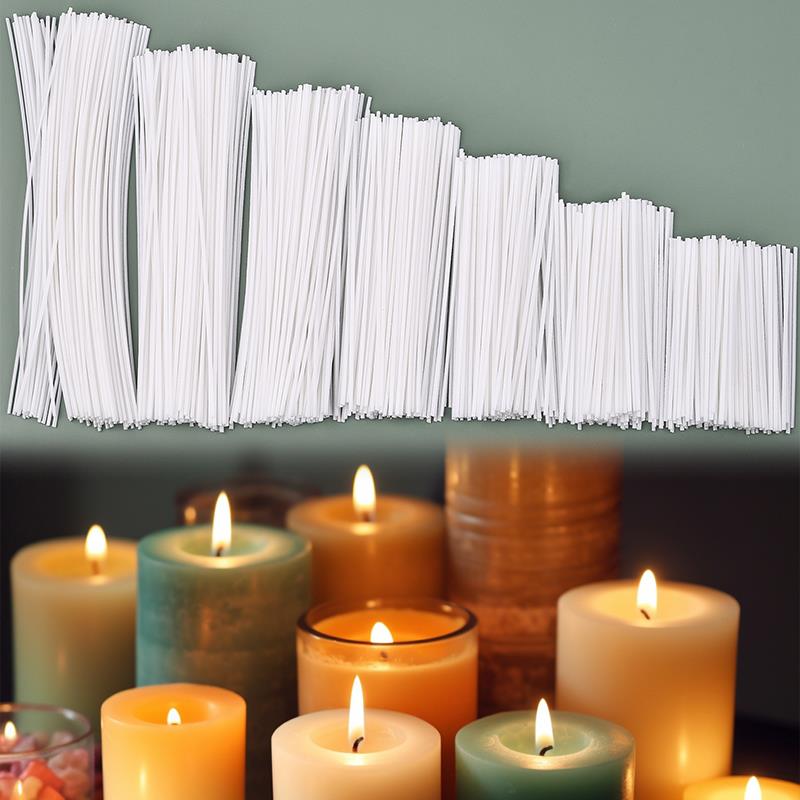 Soy Wax Pillar Blend - Набор из 50/100 шт. вощеных хлопковых