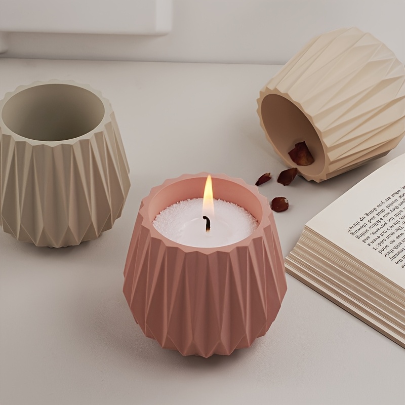 Candle Making Guide - Силиконовая форма для подсвечников с гранеными