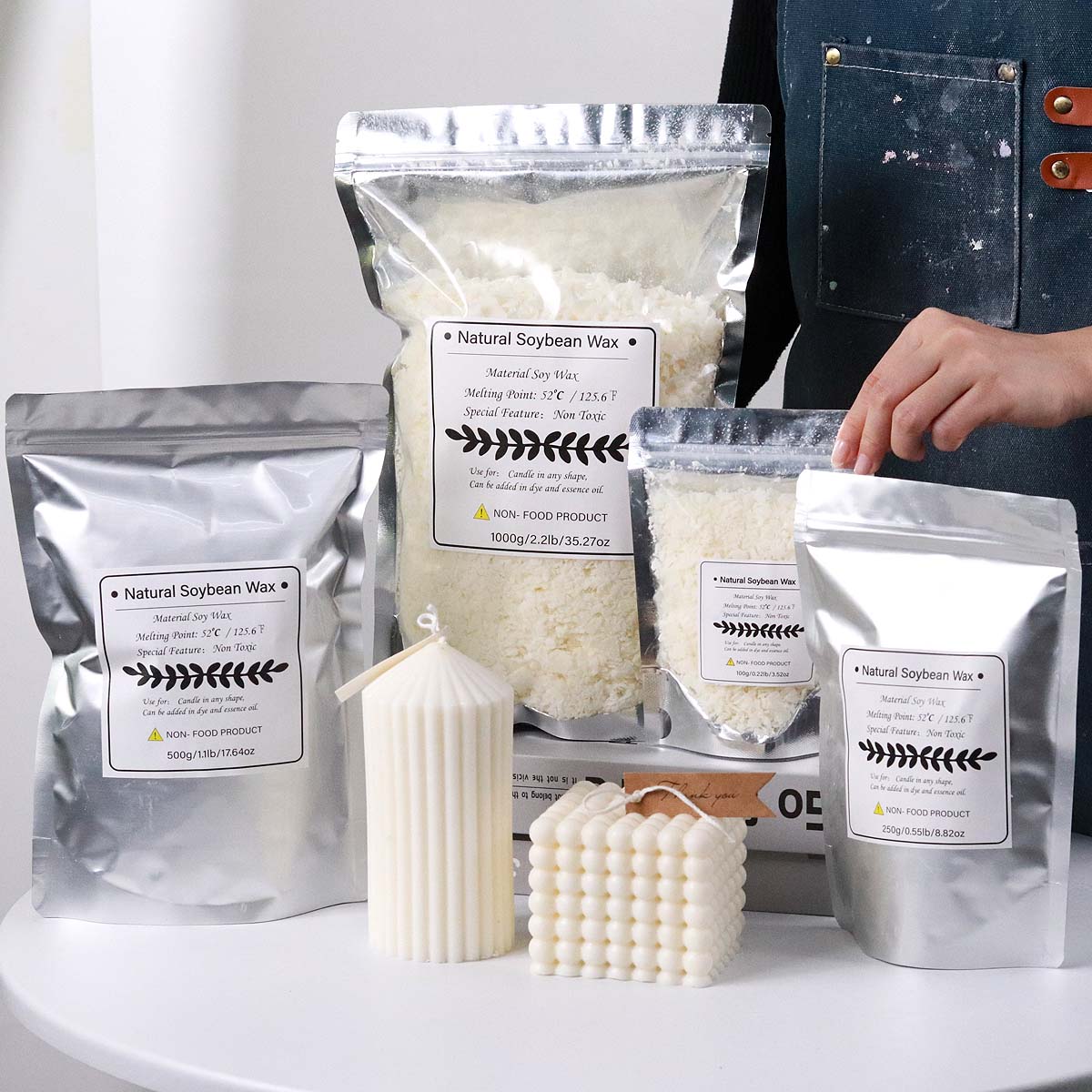 500 г/1 кг натуральный соевый  – обзор и цена Soy Wax Pillar Blend