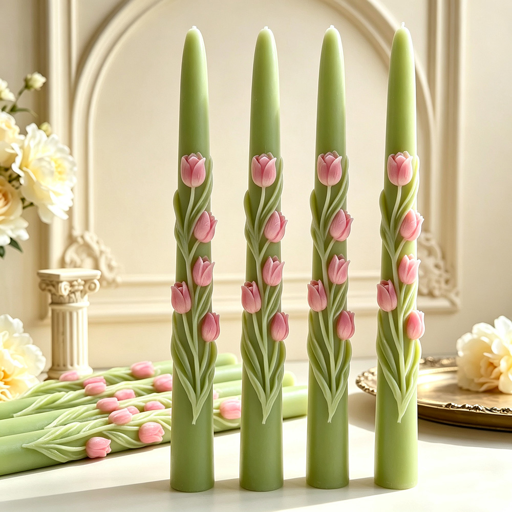 Силиконовая форма для длинных  – обзор и цена Soy Wax Pillar Blend