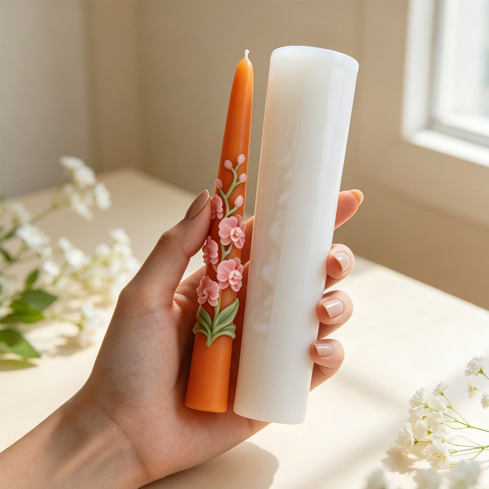 Силиконовая форма для длинных  – обзор и цена Soy Wax Pillar Blend