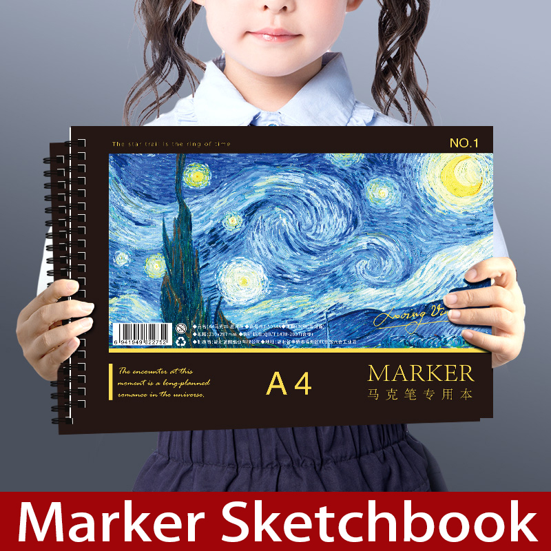 Скетчбук на спирали формата А4 – обзор и цена Copic Marker Sketch